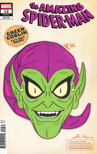 [JUL251941] Amazing Spider-Man #12 (Retro Halloween Mask Variant)