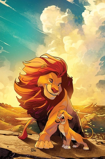 [SEP252075] The Lion King #1 (Cover F Edwin Galmon Virgin Metal Premium Variant)