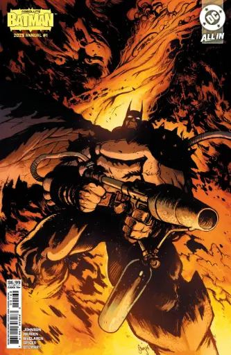 [OCT255036] Absolute Batman 2025 Annual #1 (2nd Printing Cover B Daniel Warren Johnson Flamethrower Card Stock Variant)