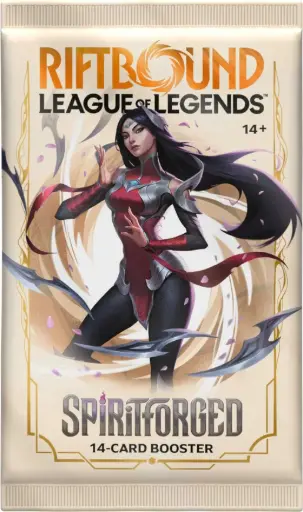 [JASRB02-PK] Riftbound: League of Legends - Spiritforged Booster Pack