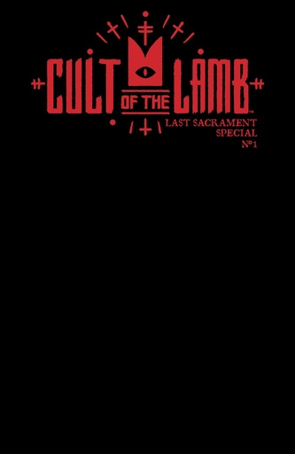Cult of the Lamb: Last Sacrament Special #1 (Cover C Black Blank Variant)