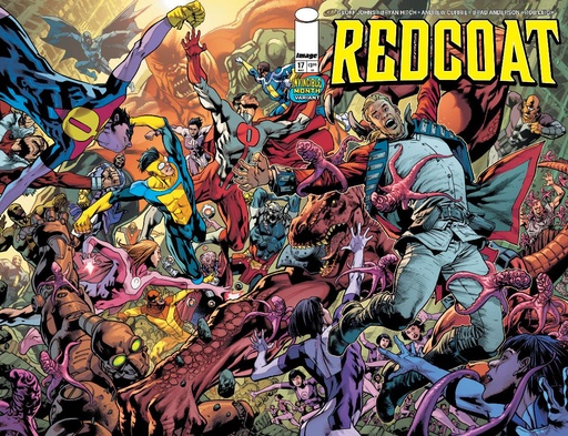 [NOV255269] Redcoat #17 (Cover D Bryan Hitch & Brad Anderson Invincible Team-Up Wraparound Variant)