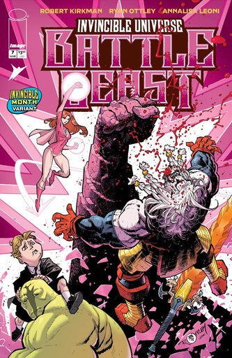 [NOV255267] Invincible Universe: Battle Beast #7 (Cover H Ryan Ottley & Annalisa Leoni Invincible Team-Up Variant)