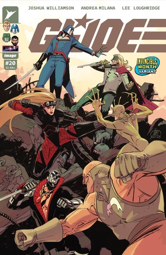 GI Joe #20 (Cover F Andrea Milana Invincible Team-Up Variant)