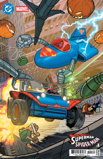 [JAN260338] DC/Marvel: Superman/Spider-Man #1 (Cover T Evan Doc Shaner Supermobile & Spider-Mobile Card Stock Variant)