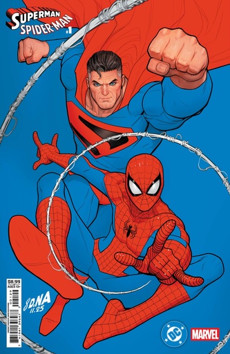 [JAN260335] DC/Marvel: Superman/Spider-Man #1 (Cover Q David Nakayama Kingdom Come Superman & Spider-Man Card Stock Variant)