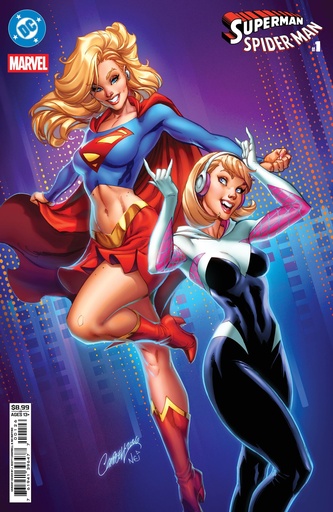 DC/Marvel: Superman/Spider-Man #1 (Cover N J Scott Campbell Supergirl & Spider-Gwen Card Stock Variant)