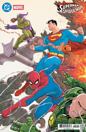 DC/Marvel: Superman/Spider-Man #1 (Cover J Mikel Janin Superman/Spider-Man vs Lex Luthor/Green Goblin Card Stock Variant)