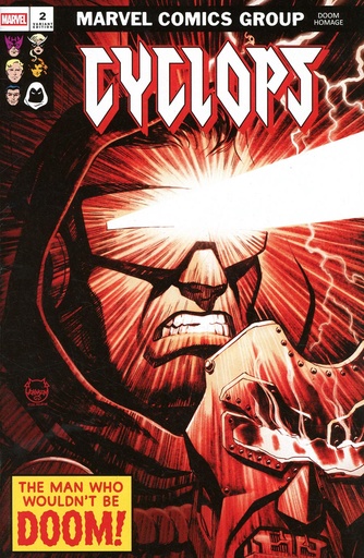 Cyclops #2 (Dave Johnson Doom Homage Variant)