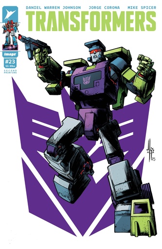 [DEC255050] Transformers #23 (2nd Printing Cover A Jason Howard Decepticon Variant)