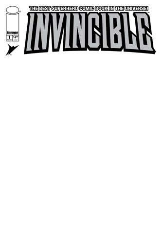 [JAN260622] Invincible #1 (Foil Edition Reprint Cover D Blank Sketch Variant)