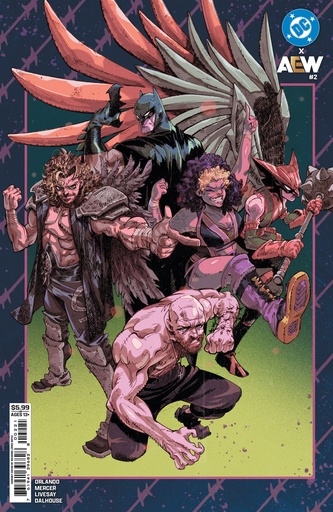 [JAN260422] DC x AEW #2 of 2 (Cover B Ricardo Lopez Ortiz Card Stock Variant)