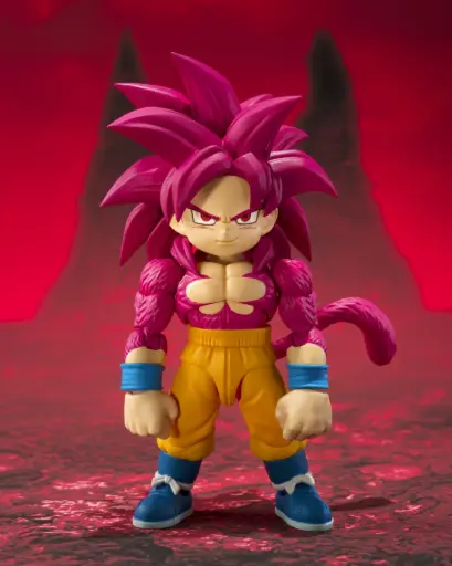 [BTN67349] S.H.Figuarts: Dragon Ball Daima - Super Saiyan 4 Son Goku (mini) 8cm Action Figure 