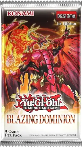 [KON19934-PK] Yu-Gi-Oh! - Blazing Dominion Booster Pack