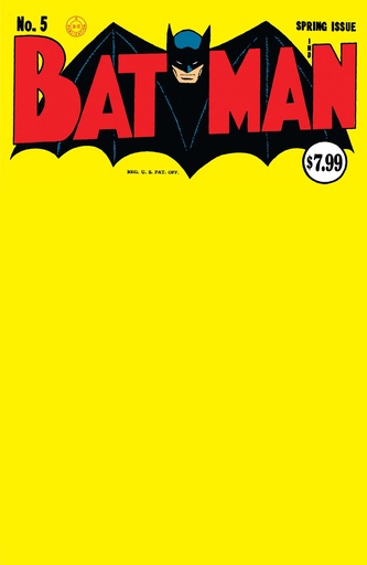 [SEP232940] Batman #5 (Facsimile Edition Cover C Blank Card Stock Variant)