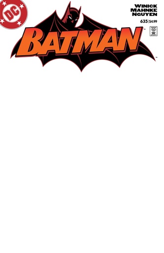 [JUL252553] Batman #635 (Facsimile Edition Cover D Blank Card Stock Variant)