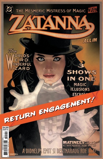 [FEB260401] Zatanna #1 (Cover C Adam Hughes Card Stock Variant)