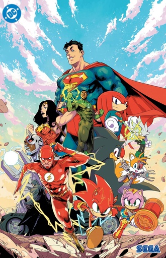 [MAR260417] DC x Sonic the Hedgehog: Metal Legion #1 of 5 (Cover E Pablo M Collar Foil Variant)