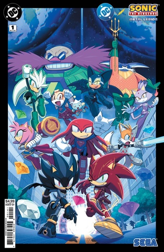[MAR260416] DC x Sonic the Hedgehog: Metal Legion #1 of 5 (Cover D Min Ho Kim Card Stock Variant)