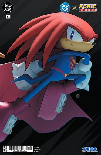 [JAN265150] DC x Sonic the Hedgehog #5 of 5 (2nd Printing Deegeemin Superman Connecting Card Stock Variant)