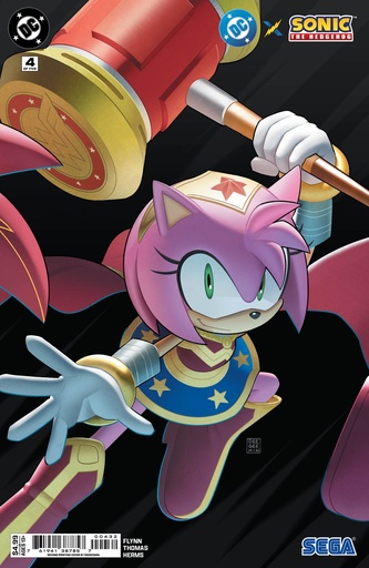 [JAN265149] DC x Sonic the Hedgehog #4 of 5 (2nd Printing Deegeemin Wonder Woman Connecting Card Stock Variant)