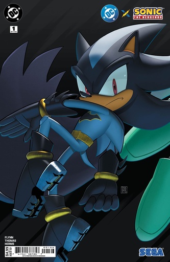 DC x Sonic the Hedgehog #1 of 5 (6th Printing Deegeemin Batman Connecting Card Stock Variant)