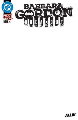 [MAR260377] Barbara Gordon: Breakout #1 (Cover F Blank Card Stock Variant)