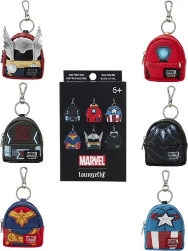 [SEP258143] Loungefly - Marvel Avengers Cosplay Mystery Mini Backpack Keychain/Bag Charm