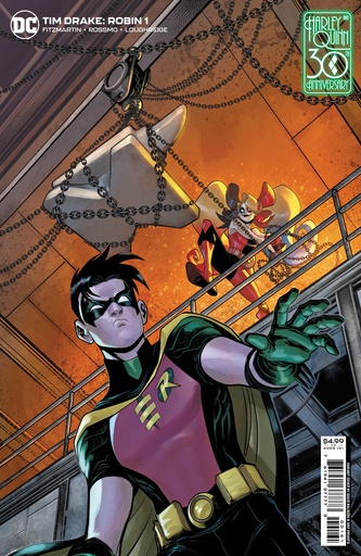 Tim Drake: Robin #1 (Cover C David Baldeon Harley Quinn 30th Anniversary Card Stock Variant)