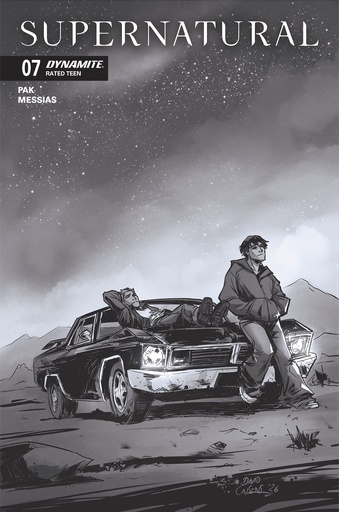 [MAR261001] Supernatural #7 (1:10 David Cousens Line Art Variant)