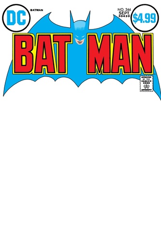 [MAR260382] Batman #244 (Facsimile Edition Cover B Blank Card Stock Variant)