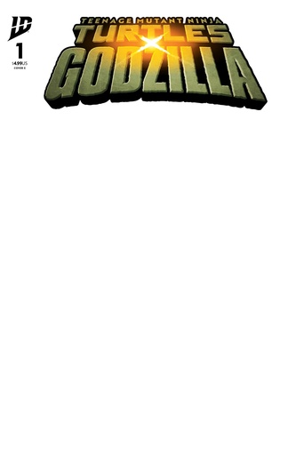 [SEP251940] Teenage Mutant Ninja Turtles x Godzilla #1 (Cover E Blank Sketch Variant)