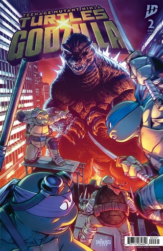 [OCT251328] Teenage Mutant Ninja Turtles x Godzilla #2 (Cover C Mateus Santolouco)