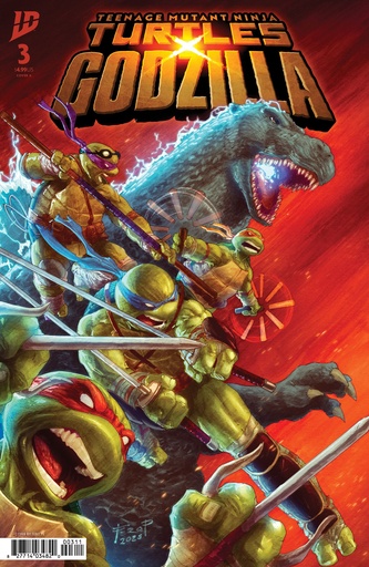 Teenage Mutant Ninja Turtles x Godzilla #3 (Cover A Fero Pe)