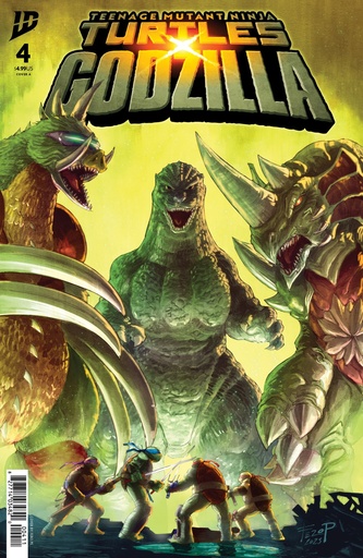 [DEC250915] Teenage Mutant Ninja Turtles x Godzilla #4 (Cover A Fero Pe)