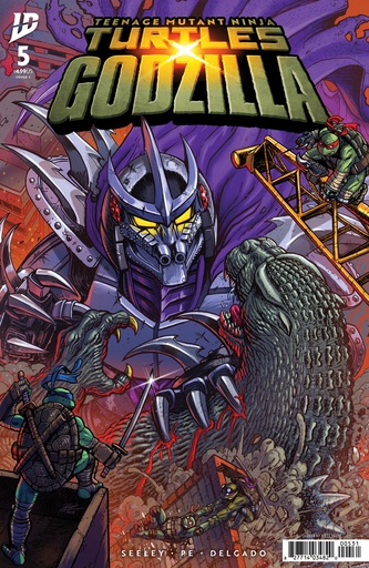 [JAN261093] Teenage Mutant Ninja Turtles x Godzilla #5 (Cover C Matt Frank)