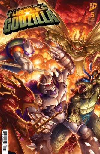 [JAN261091] Teenage Mutant Ninja Turtles x Godzilla #5 (Cover A Fero Pe)