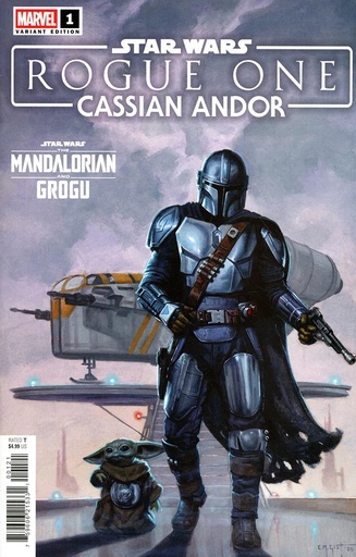 Star Wars: Rogue One - Cassian Andor #1 (EM Gist Mandalorian & Grogu Variant)