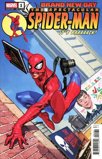 [FEB260239] Spectacular Spider-Man: Brand New Day #1 (Josemaria Casanovas Homage Variant)