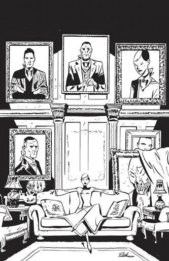 [MAR260778] Fall of the House of Slaughter #1 (1:10 Elsa Charretier B&W Virgin Variant)