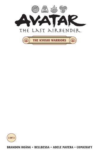 Avatar: The Last Airbender - The Kyoshi Warriors #1 (Cover B Blank Variant)