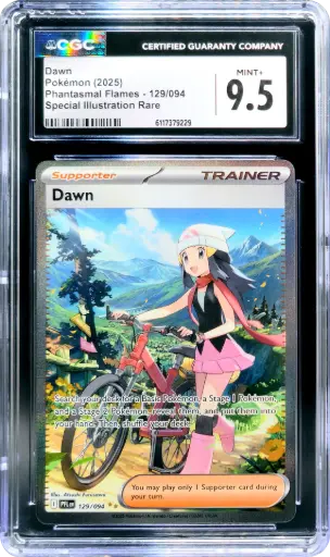 [CGC6117379229] CGC9.5 Dawn 129/094 - Special Illustration Rare (2025 Pokémon - Scarlet & Violet: Phantasmal Flames #6117379229)
