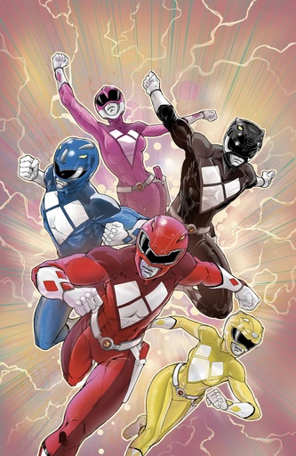 [FEB265011] Mighty Morphin Power Rangers #1 (1:10 Andrew Lee Griffith Virgin Foil Variant)