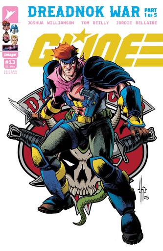 GI Joe #13 (2nd Printing Cover B Jason Howard Zandar Variant)