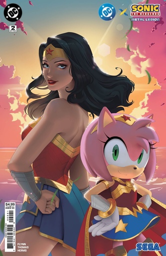 DC x Sonic the Hedgehog: Metal Legion #2 of 5 (Cover B R1C0 Card Stock Variant)
