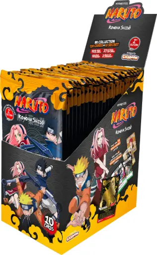 [NCGNARUT12BX] Naruto Mythos TCG - Set 1 - Booster Box (24 Packs, 2nd Edition)
