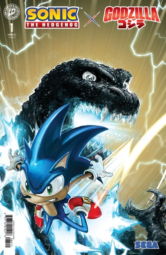 [MAY261050] Sonic the Hedgehog x Godzilla #1 (Cover D Clayton Crain)