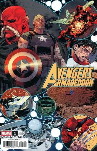 [MAR260049] Avengers: Armageddon #1 (Marco Checchetto Spoiler Polybag Variant w/ MTG Card)