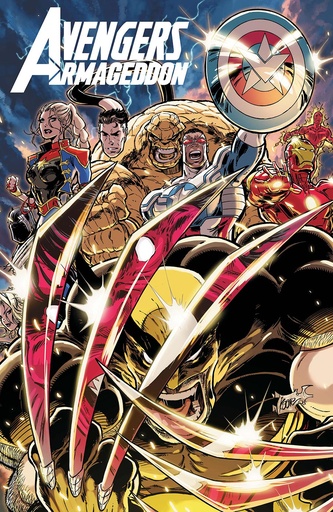 [MAR260045] Avengers: Armageddon #1 (Kaare Andrews Polybag Foil Variant w/ MTG Card)