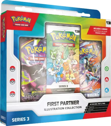 [POK1010410108] Pokémon: First Partner Illustration Collection - Series 3